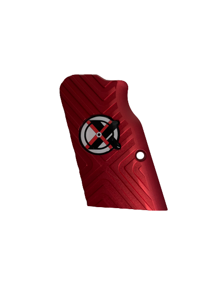 Witness Red Aluminum Grips Large Frame with Magwell (X016)
